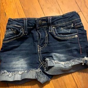 Elephant jean shorts